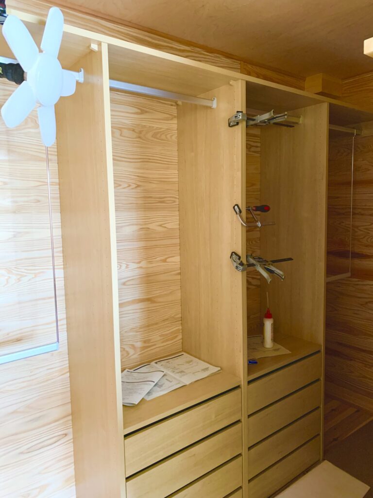 卓馬の家のこだわりクローゼット