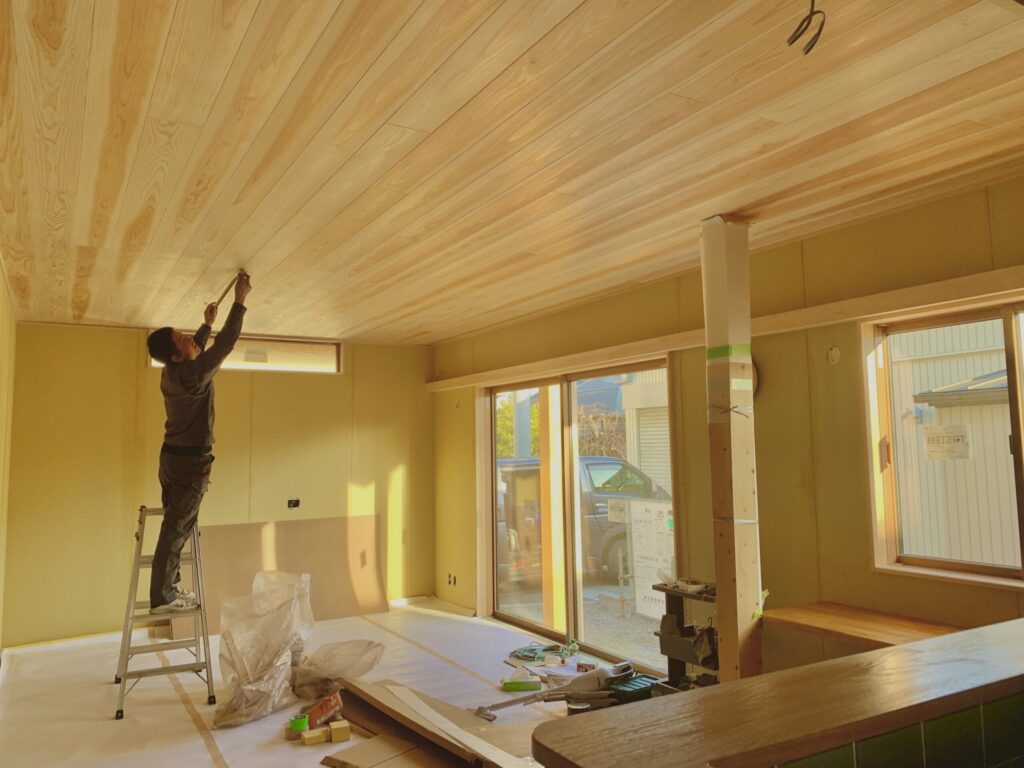 卓馬の家　仕上げ工程スタート